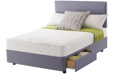 Layezee Calm Memory Micro Quilt Small Double 2 Drawer Divan